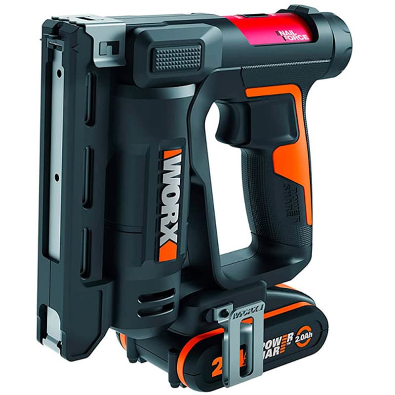 Степлер аккумуляторный WORX WX843, 20В, 2,0Ач x1, кейс