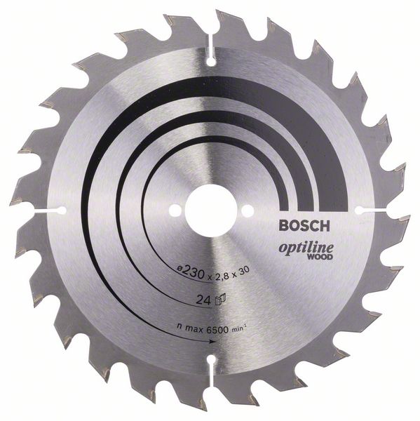 Диск пильный по дереву (230x30 z24) BOSCH Optiline Wood 2.608.640.627