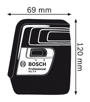 Нивелир лазерный BOSCH GLL 3-X 0 601 063 CJ0