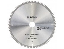 Диск пильный универсальный (254x30 z96) BOSCH Multimaterial Eco 2.608.641.807