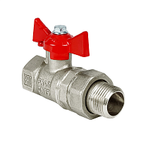 Кран шаровой VALFEX  1" FM с н.гайк.баб.STANDART ГОСТ VF.227.NB1.100.N/P59