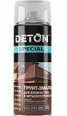 Аэрозольная грунт эмаль алкидная Deton Шоколадно-коричневый RAL 8017 DTN-A07294