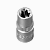 Головка торцевая BERGER 1/4" TORX (звездочка) Е4 BG2178