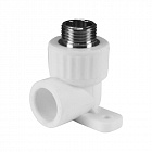 Уголок с креплением PP-R Valfex НР 20х 1/2" белый (20/80) 10121020