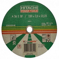 Круг отрезной по металлу 230х2,0х22 Hitachi 23020HR