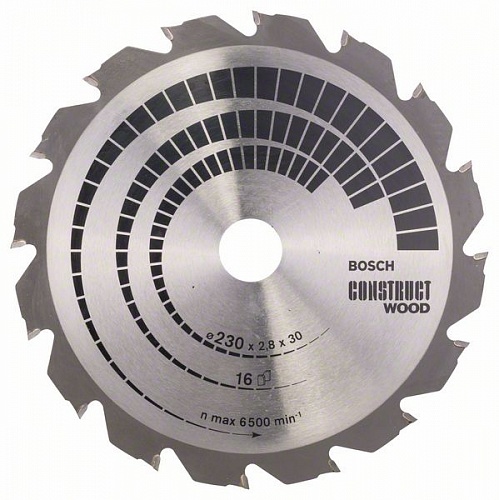 Диск пильный по дереву (230x30 z16) BOSCH Construct Wood 2.608.640.635 Диск пильный по дереву (230x30 z16) BOSCH Construct Wood 2.608.640.635
