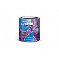 Краска НЦ-132 Коричневая KRAFOR 1.7 кг 30 248