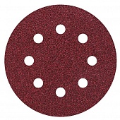 Шлифкруг ф125 липкая основа 8 отверстий для дерева k40 BOSCH 2 608 607 824