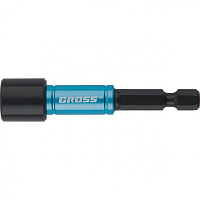 Головка торцевая магнитная Gross 10мм S2 6-г хв. 1/4' 11619 Головка торцевая магнитная Gross 10мм S2 6-г хв. 1/4' 11619