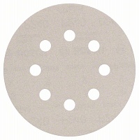 Шлифкруг ф125 липучка 8 отверстий для краски k240 1шт/50 BOSCH 2 608 607 990
