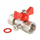 Кран шаровой 1/2" x 3/8" FF для манометра (10/160) Valtec VT.807.N.0403