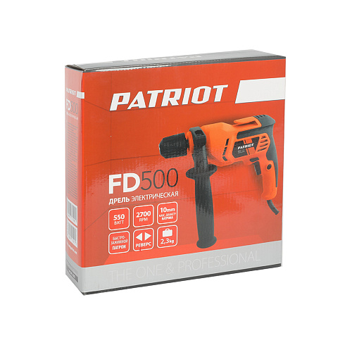 Дрель PATRIOT FD 500 БЗП 10 мм 120301420