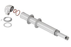 Комплект коаксиальных дымоходов 750 мм Fonte 10 D60/100 мм (50982)
