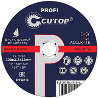 Круг отрезной ф355х3,2х25,4 д/мет. Cutop Profi 39994т