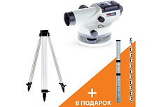 Нивелир оптический ADA 20Х Basis+STAFF 3+ADA Light  А00117_К1