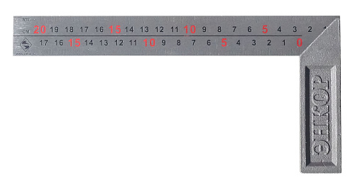Угольник Энкор 10857 200мм чугунное основание