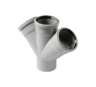 Крестовина VALFEX PP однопл ф 50/50/50х45° (1/100) 27105050