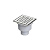 Трап вертикальный D 50мм 150x15м решётка нерж. VF.011.050K.150.04