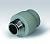 Комбинированная муфта PPR 25 мм x  3/4" НР (25/100) серая