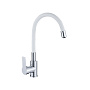 Смеситель для кухни VALFEX Estreya Chrome White силикон VF.70112-8