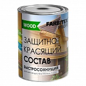 Состав защитно-красящий для дерева быстроcохнущий Тик 0.9л 4300004724