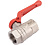Кран шаровой VALFEX 1/2" FF рукоятка STANDART ГОСТ VF.214.NR1.012.N/P59