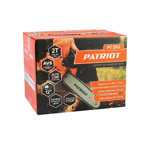 Пила цепная бензиновая Patriot 2512