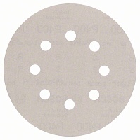 Шлифкруг ф125 липучка 8 отверстий для краски k400 1шт/50 BOSCH 2 608 607 992
