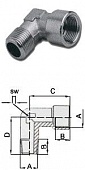 Уголок В-Н 3/4" 1250/5 GAV 31988
