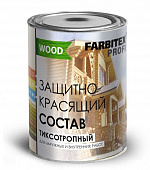 Защитно-красящий состав для древа быстросохнущий Белый 3л abcFARBEN 4300004772