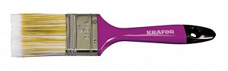 Кисть плоская KRAFOR 2.5"/63мм искусственная щетина 006-0025/49201 Кисть плоская KRAFOR 2.5"/63мм искусственная щетина 006-0025/49201