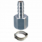 Штуцер резьбовой Fubag 1/4" F на шланг ф 6 мм 180250