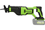 Пила сабельная аккумуляторная Greenworks GD24RS 1200407