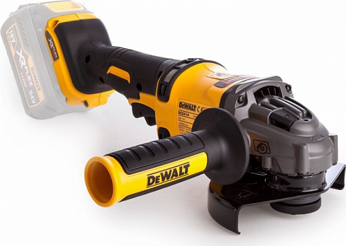 Угловая шлифмашина аккумуляторная DeWALT DCG 414 N FLEXVOLT, с бесщеточным двигателем, без АКБ и З/У