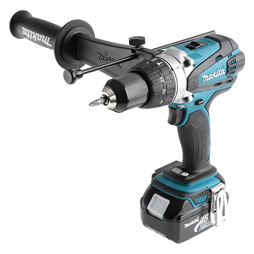 Шуруповерт аккумуляторный ударный Makita DHP458RFE Шуруповерт аккумуляторный ударный Makita DHP458RFE