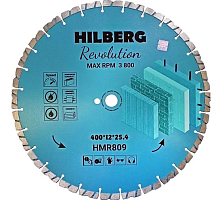 Круг алмазный Hilberg ф400х12х25,4 Hilberg Revolution HMR809