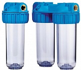 Колба  5" MEDIUM Duplex  3/4" двойная PET ATLAS FILTRI  RA108T411