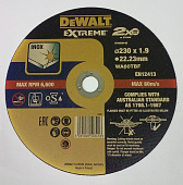 Круг отрезной ф230х1,9х22 для металла Dewalt Extreme 1/25 DT43939-QZ