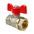 Кран шаровой VALFEX  1/2" FF бабочка PN 40 (24/96) VF.217.NB1.012