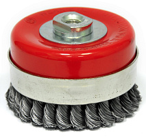 Щетка для УШМ Elitech М14/100мм чашечная сталь витая 1820.075500
