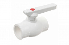 Кран шаровой VALFEX PP-R мет. шар  32мм белый (6/24) VALF 10145032