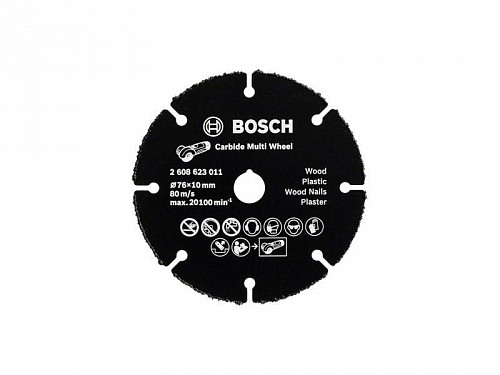 Круг HM ф76 универсальный BOSCH 2 608 623 011 Круг HM ф76 универсальный BOSCH 2 608 623 011